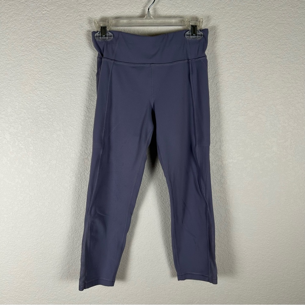 Athleta Girl Sz 12 Stash Your Treasures mesh Capri nylon spandex